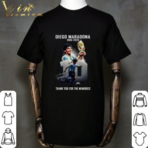 RIP 10 Diego Maradona 1960-2020 Thank You For The Memories shirt 1
