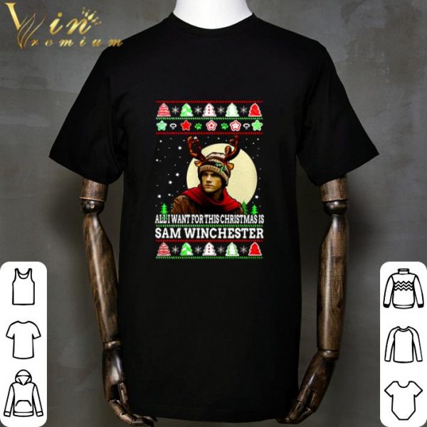 Supernatural All I Want For This Christmas Is Sam Winchester Ugly shirt
