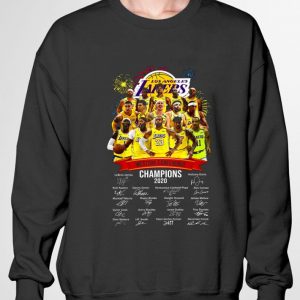 Official NBA Lakers Western Conference Champions 2020 Signed LeBron James shirt 2