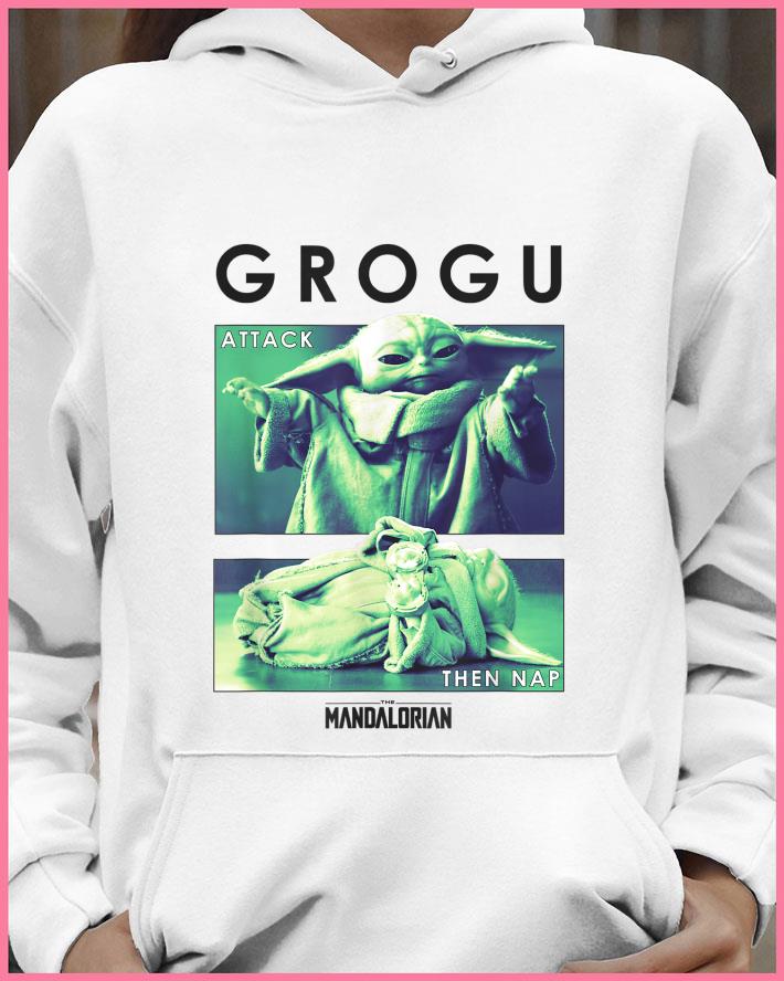 47e852ea funny star wars baby yoda grogu attack then nap r14 the mandalorian shirt 4 - Funny Star Wars Baby Yoda Grogu Attack Then Nap R14 The Mandalorian shirt
