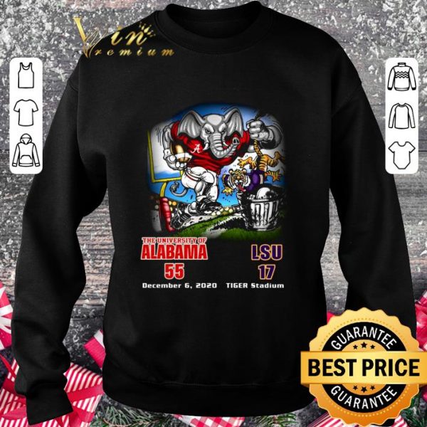 Best The university of Alabama 55 december 6 2020 tiger stadium shirt
