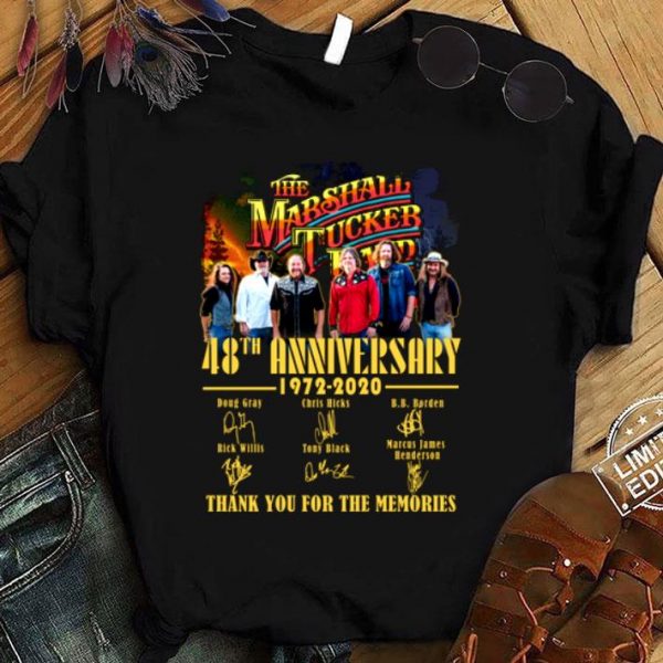 Awesome The Marshall Tucker Band 48 Years Of 1972-2020 Signatures shirt