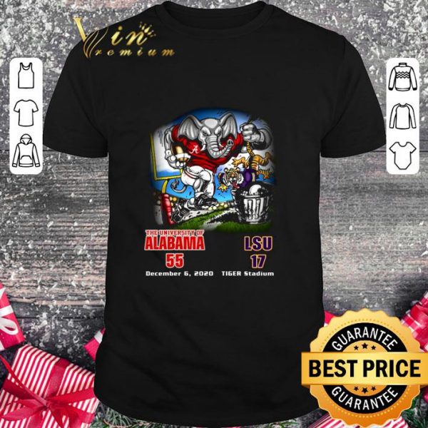 Best The university of Alabama 55 december 6 2020 tiger stadium shirt