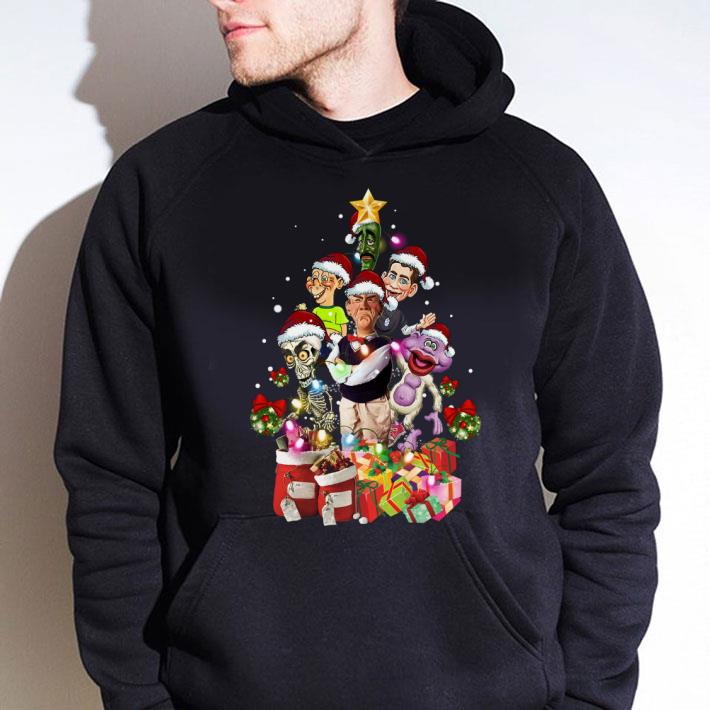 56fafc88 funny jeff dunham peanut walter puppets team christmas tree shirt 4 - Funny Jeff Dunham Peanut Walter Puppets Team Christmas Tree shirt
