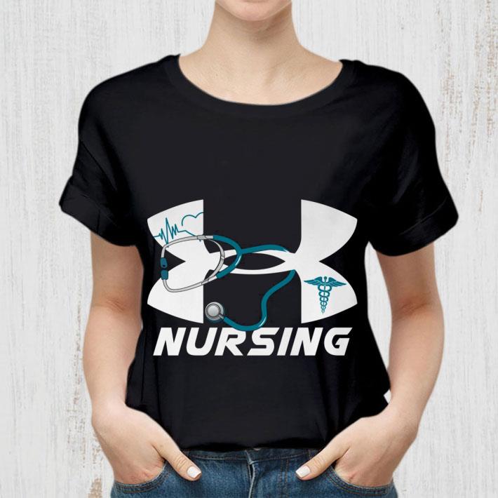 Hot Nursing Under Armour Logo shirt Hot Nursing Under Armour Logo shirt