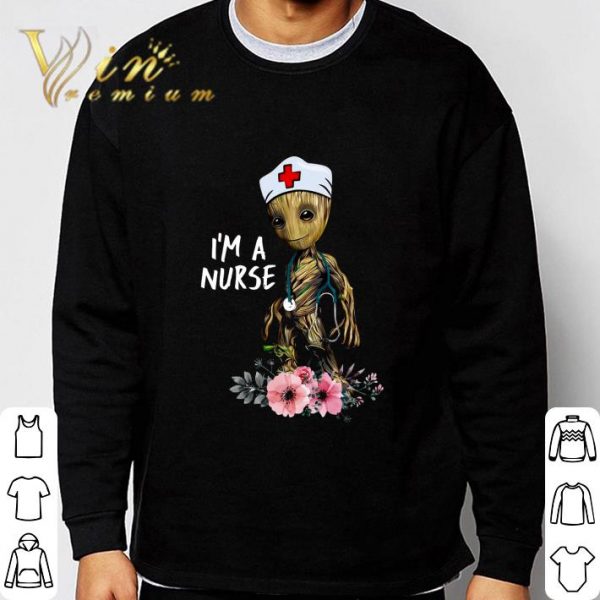 Baby Groot I'm A Nurse shirt