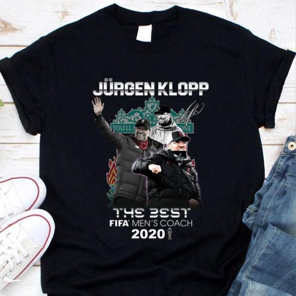 Best Liverpool Jürgen Klopp signature The Best Fifa Men's Coach 2020 shirt