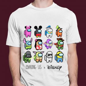 Official Among Us mashup Disney characters shirt 2