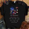 Awesome Harry Potter Hogwarts Multi-Colored Floral Crest shirt
