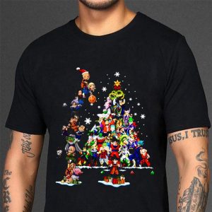 Original Dragon Ball Z Characters Tree Christmas 2020 shirt 2
