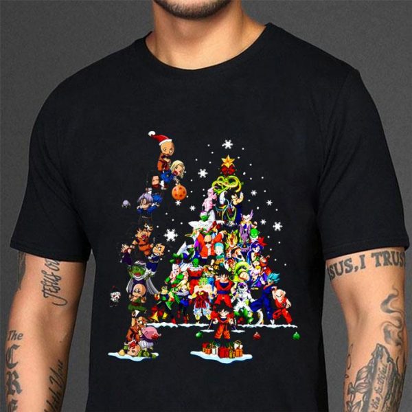 Original Dragon Ball Z Characters Tree Christmas 2020 shirt