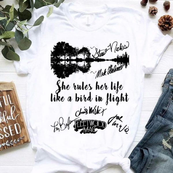 Official Fleetwood Mac Rhiannon She Rules Her Life Like A Bird In Flight shirt