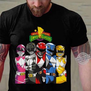 All Rangers In Separate Panels With Logo shirt 2