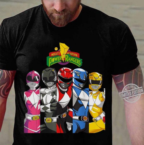 All Rangers In Separate Panels With Logo shirt