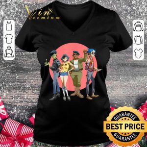 Hot Gorillaz Group Circle Rise shirt 1