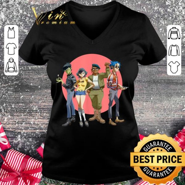 Hot Gorillaz Group Circle Rise shirt