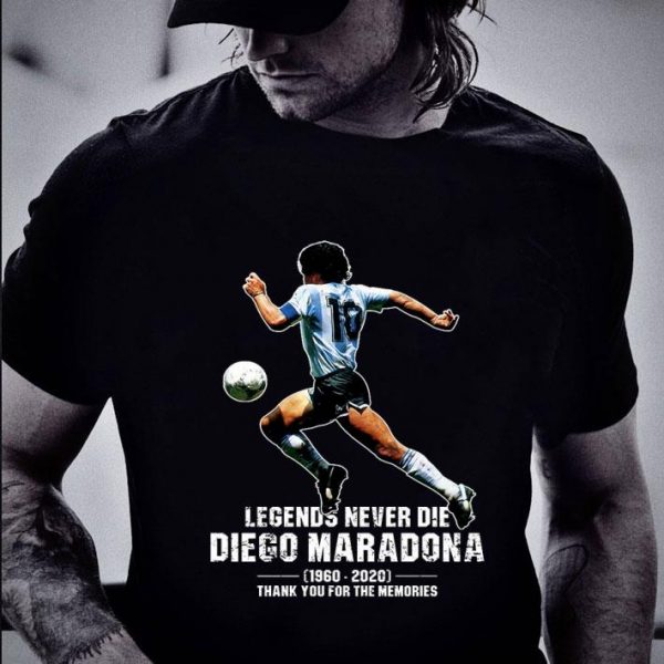 Original Thank You Legends Never Die 10 Diego Maradona RIP 1960-2020 shirt