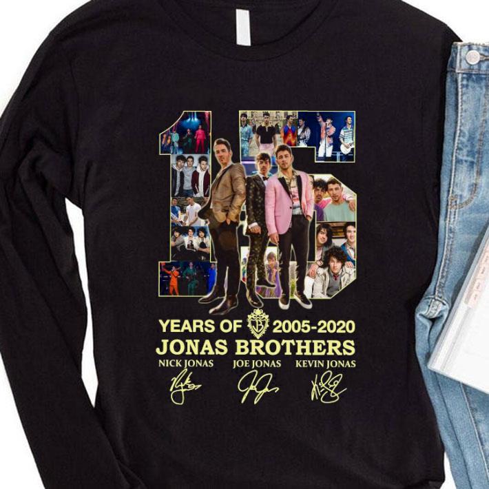 15 Years Of 2005-2020 Jonas Brothers Signatures Nick Jonas shirt 7821b688 15 years of 2005 2020 jonas brothers signatures nick jonas shirt 4 - 15 Years Of 2005-2020 Jonas Brothers Signatures Nick Jonas shirt
