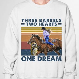 Hot Three Barrels Two Hearts One Dream shirt 2