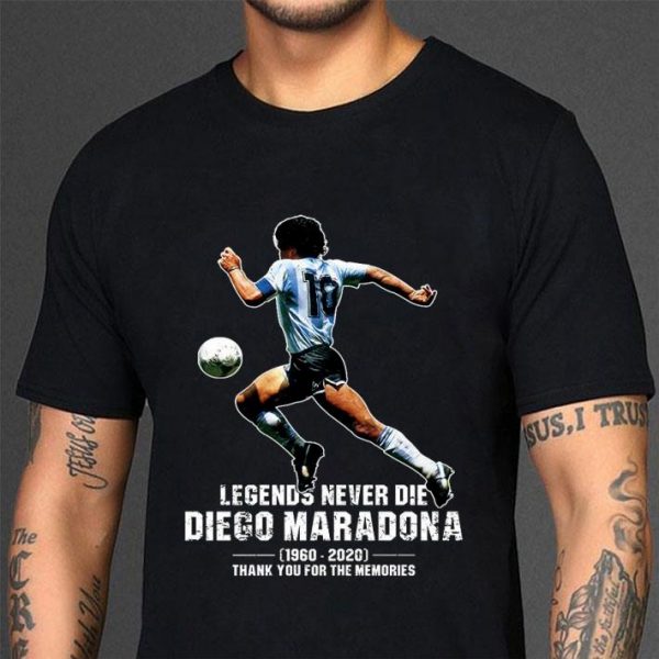 Original Thank You Legends Never Die 10 Diego Maradona RIP 1960-2020 shirt