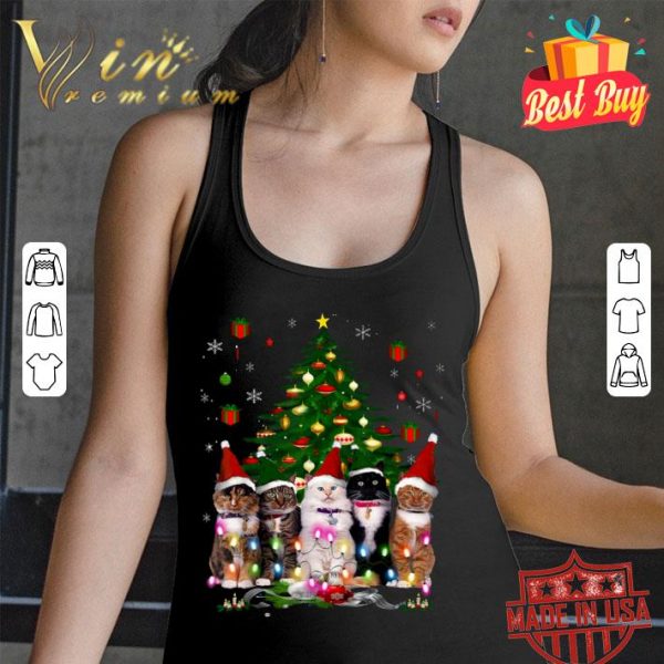 Original Cats Christmas Tree Lights 2020 shirt