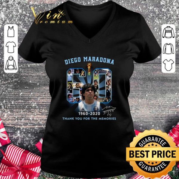 Original 60 years of Diego Maradona 1960-2020 Signature shirt