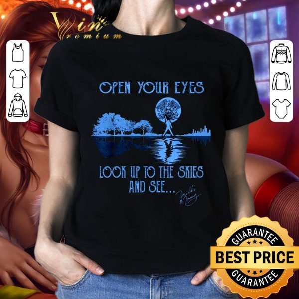 Official Open Your Eyes Look Up To The Skies And See Freddie Mercury Queen shirt