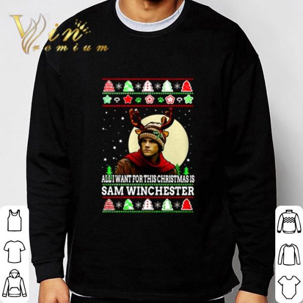 Supernatural All I Want For This Christmas Is Sam Winchester Ugly shirt