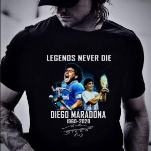 Original Legends Never Die RIP Diego Maradona 1960-2020 Signature shirt 1