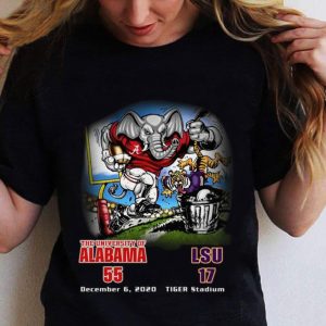 The University Of Alabama 55-17 LSU Tiger Stadium December 6 2020 shirt 1