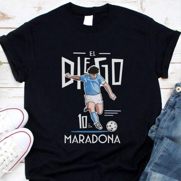 Funny RIP Diego Maradona Argentina Soccer Legend Genius Football Legend shirt