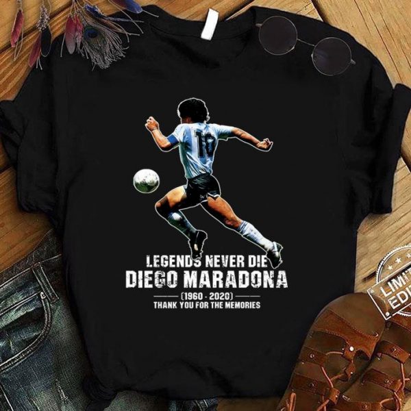 Original Thank You Legends Never Die 10 Diego Maradona RIP 1960-2020 shirt
