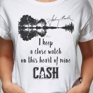 Guitar Lake Johnny Cash Signature I Walk The Line I Keep A Close shirt 1