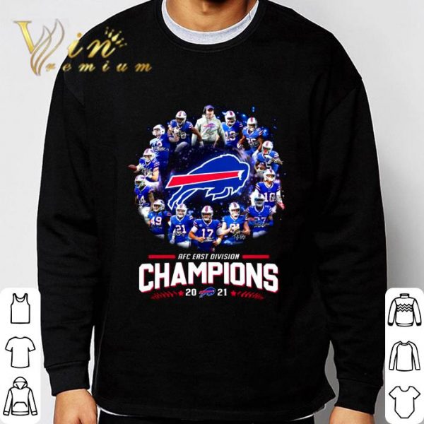 Team Buffalo Bills Signatures AFC East Division Champions 2021 shirt