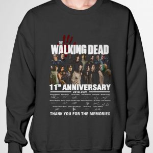 Premium The Walking Dead 11th Anniversary 2010-2021 Signatures Andrew Lincoln shirt 2
