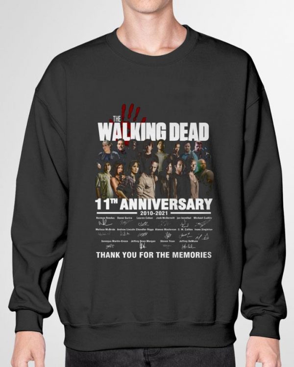 Premium The Walking Dead 11th Anniversary 2010-2021 Signatures Andrew Lincoln shirt