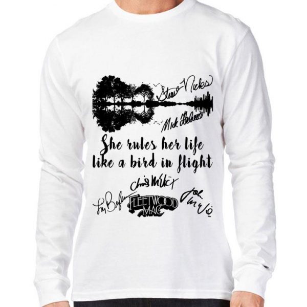 Official Fleetwood Mac Rhiannon She Rules Her Life Like A Bird In Flight shirt