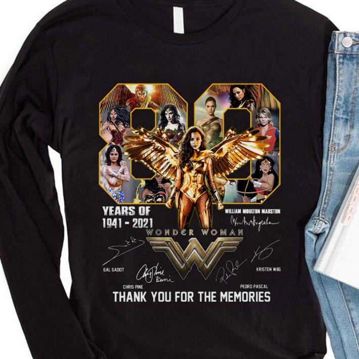a5b0da31 awesome 80 years of 1941 2021 wonder woman gal gadot signatures shirt 4 - Awesome 80 years of 1941-2021 Wonder Woman Gal Gadot signatures shirt
