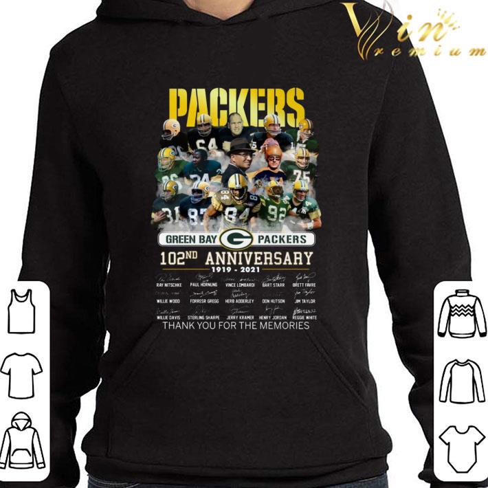 Green Bay Packers 102nd Anniversary 1919-2021 Signatures shirt a77df353 green bay packers 102nd anniversary 1919 2021 signatures shirt 4 - Green Bay Packers 102nd Anniversary 1919-2021 Signatures shirt