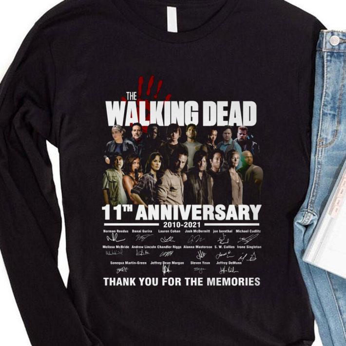 a975d3a3 premium the walking dead 11th anniversary 2010 2021 signatures andrew lincoln shirt 4 - Premium The Walking Dead 11th Anniversary 2010-2021 Signatures Andrew Lincoln shirt
