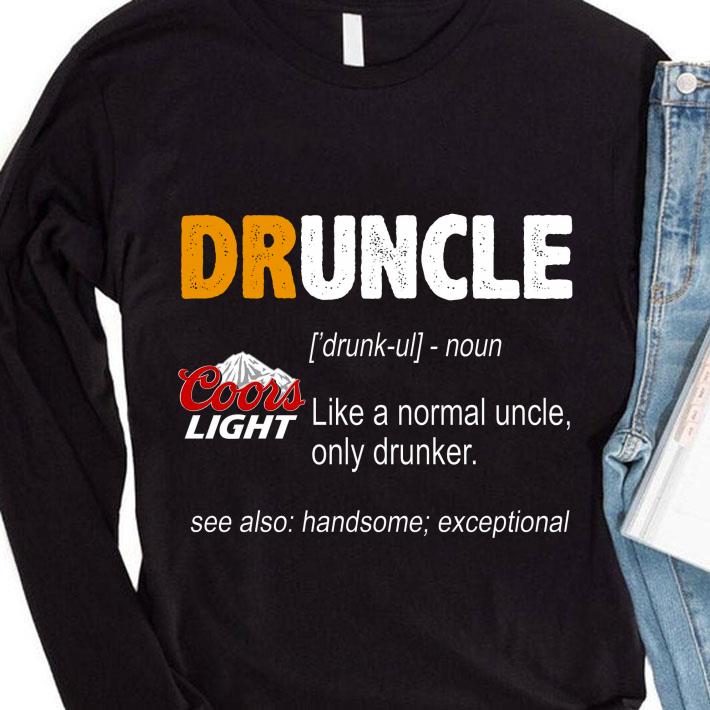 Best Druncle Coors Light Like A Normal Uncle Only Drunker shirt aa61eabe best druncle coors light like a normal uncle only drunker shirt 4 - Best Druncle Coors Light Like A Normal Uncle Only Drunker shirt