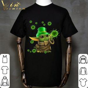 Star Wars Baby Yoda Coronavirus St. Patrick's Day shirt 1