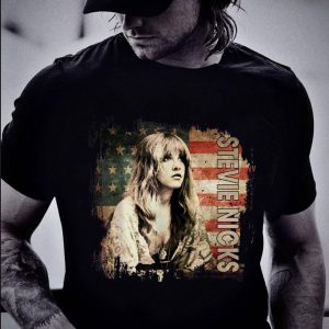 Official Vintage Stevie Tees Nicks Gift Christmas Retro Flag American shirt 1