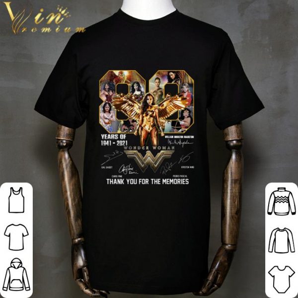 80 years of 1941-2021 Wonder Woman William Moulton Marston shirt
