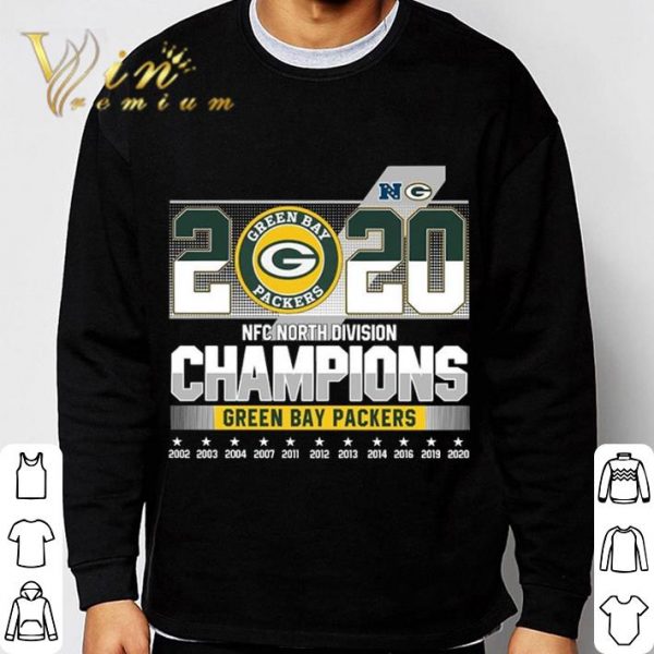 2020 Green Bay Packers NFC North Division Champions shirt