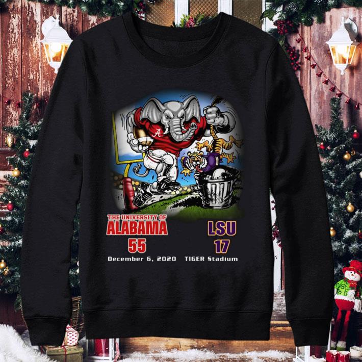 d2ff21e9 the university of alabama 55 17 lsu tiger stadium december 6 2020 shirt 4 - The University Of Alabama 55-17 LSU Tiger Stadium December 6 2020 shirt