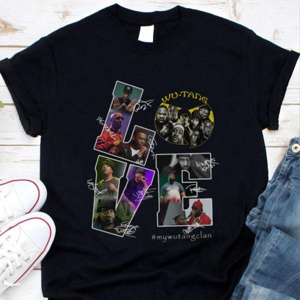 Funny Love My Wu-Tang Clan Signatures shirt