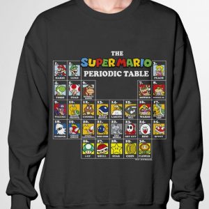 Original Super Mario Periodic Table Of Characters Graphic shirt 2