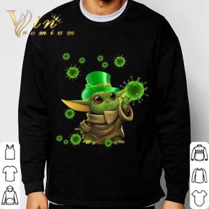 Star Wars Baby Yoda Coronavirus St. Patrick's Day shirt 2