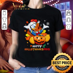 Funny Happy Hallothanksmas Donald Duck Christmas 2020 shirt 1